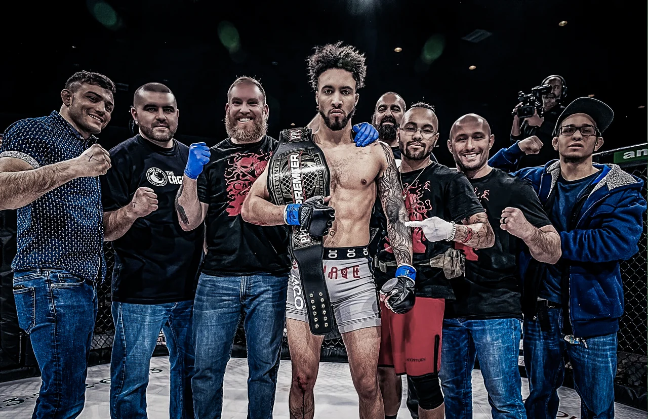 TRITAC fighters and coaches after a competition